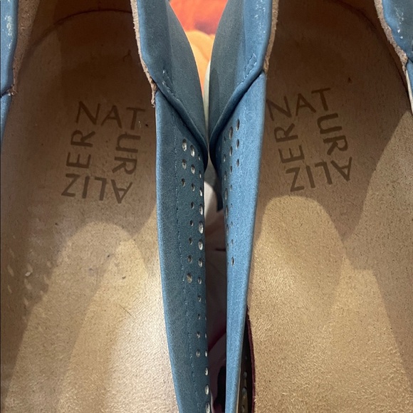 Naturalizer Women's Slate Blue Perforated Loafers - Picture 3 of 6